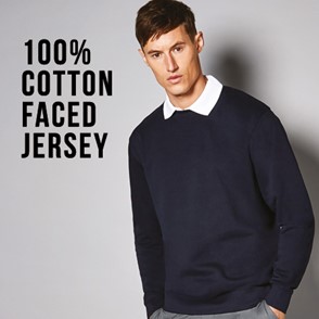 K332 100% cotton faced jersey